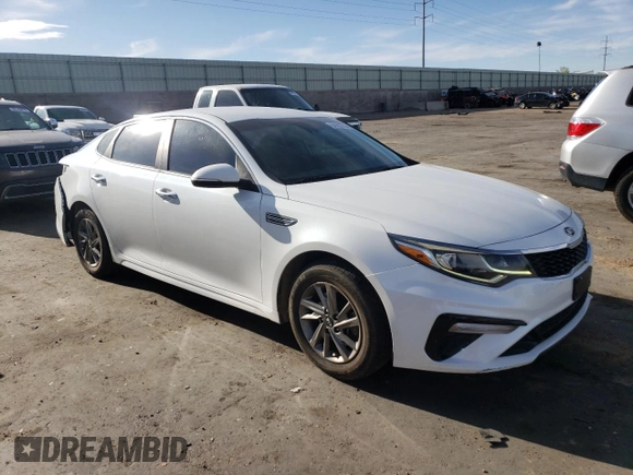 2019 Kia Optima LX z VIN 5XXGT4L39KG318509, wystawiony jako Copart lot #54781755 z przebiegiem 84 408 mil mil oraz Szkoda całkowita • Salvage title. Historia ofert i sprzedaży dostępna na DreamBid. Obrazek 4.