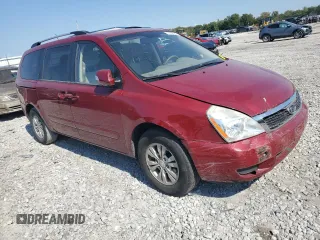 2011 Kia Sedona LX with VIN KNDMG4C77B6388700, listed as a Copart auction lot 71572634 with 169,016 mi miles and Salvage Title. Bid and sale history available at carsss.com. Image 4.