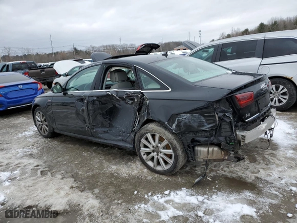 2016 Audi A6 3.0T Premium Plus with VIN WAUFGAFC8GN009620, listed as a Copart auction lot 42667155 with 129,499 mi miles and Salvage Title. Bid and sale history available at carsss.com. Image 2.
