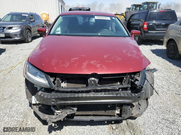 2017 Volkswagen Jetta 1.4T S with VIN 3VW2B7AJ5HM331150, listed as a Copart auction lot 49800485 with 97,712 mi miles and Salvage Title. Bid and sale history available at carsss.com. Image 5.