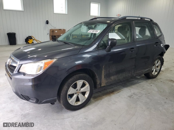 2015 Subaru Forester 2.5i with VIN JF2SJABC4FH832116, listed as a Copart auction lot 52788795 with 130,668 mi miles and Salvage Title. Bid and sale history available at carsss.com. Image 1.