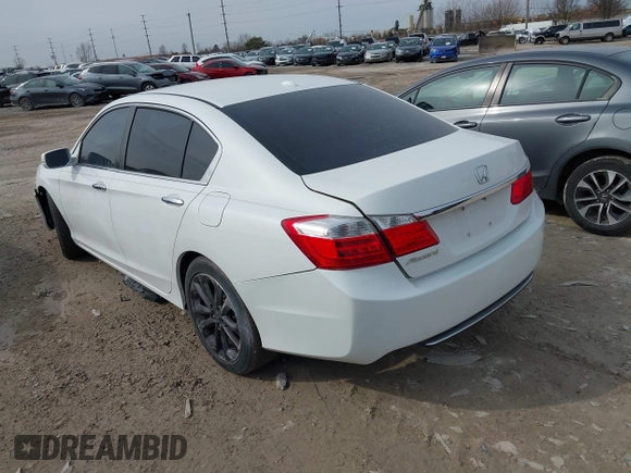 2013 Honda Accord Sdn EX-L with VIN 1HGCR2F83DA275519, listed as a IAAI auction lot 41691149 with 156,334 mi miles. Bid and sale history available at carsss.com. Image 3.