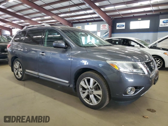 2014 Nissan Pathfinder SL with VIN 5N1AR2MM8EC624536, listed as a Copart auction lot 63219055 with 203,545 mi miles and Clean title. Bid and sale history available at DreamBid. Image 4.