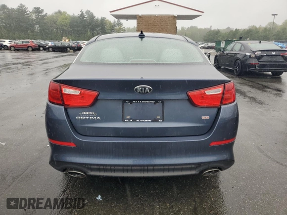 2015 Kia Optima LX with VIN 5XXGM4A77FG361657, listed as a Copart auction lot 55784905 with 99,392 mi miles and Clean Title. Bid and sale history available at DreamBid. Image 6.