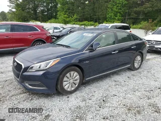 2017 Hyundai Sonata Hybrid SE with VIN KMHE24L36HA068947, listed as a Copart auction lot 54398025 with 184,344 mi miles and Clean Title. Bid and sale history available at carsss.com. Image 1.