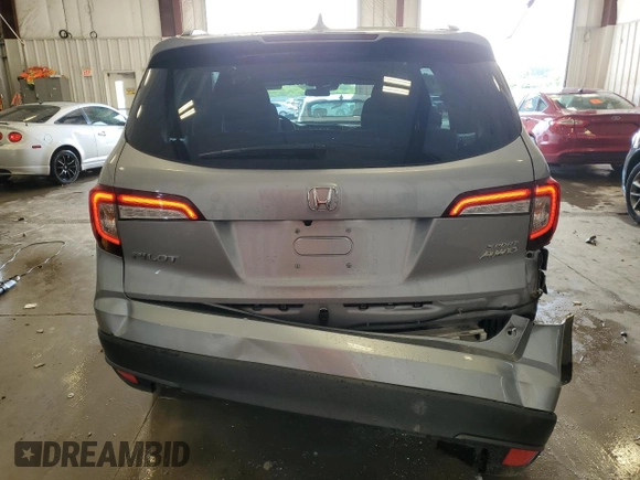2022 Honda Pilot Sport with VIN 5FNYF6H32NB073530, listed as a Copart auction lot 60839455 with 23,001 mi miles and Salvage title. Bid and sale history available at DreamBid. Image 6.