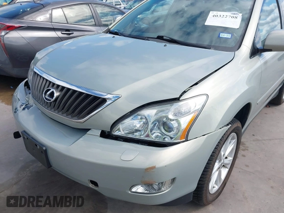 2009 Lexus RX 350 with VIN 2T2HK31U49C127509, listed as a IAAI auction lot 40322708 with 53,625 mi miles and . Bid and sale history available at DreamBid. Image 6.