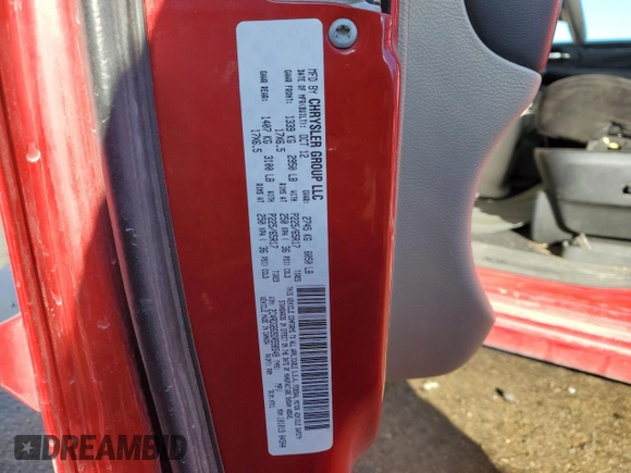 2013 Dodge Grand Caravan SE with VIN 2C4RDGBG9DR598549, listed as a Copart auction lot 86330734 with 194,558 mi miles and Salvage Title. Bid and sale history available at DreamBid. Image 13.