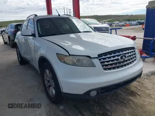 2005 Infiniti FX35 with VIN JNRAS08W95X200624, listed as a IAAI auction lot 41680741 with 178,852 mi miles. Bid and sale history available at carsss.com. Image 1.