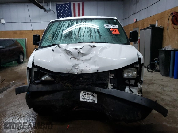 2015 Chevrolet Express Cargo with VIN 1GCWGFCF8F1197303, listed as a Copart auction lot 84651484 with Not provided miles and Salvage title. Bid and sale history available at DreamBid. Image 5.
