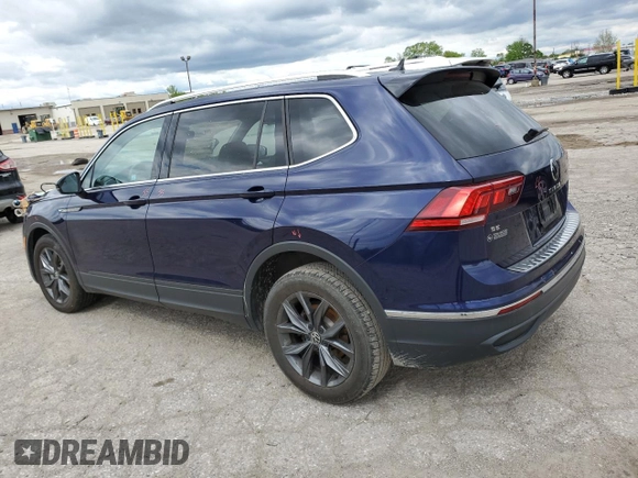 2023 Volkswagen Tiguan SE with VIN 3VVNB7AX4PM132188, listed as a Copart auction lot 55757405 with 23,698 mi miles and Salvage title. Bid and sale history available at DreamBid. Image 2.
