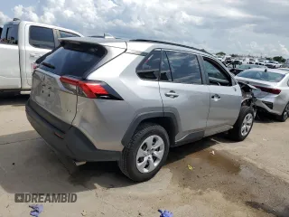 2019 Toyota RAV4 LE with VIN JTMH1RFV0KJ006644, listed as a Copart auction lot 59546835 with 101,050 mi miles and Salvage title. Bid and sale history available at DreamBid. Image 3.