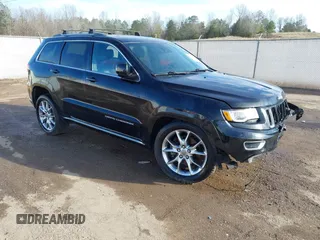 2015 Jeep Grand Cherokee Summit with VIN 1C4RJFJMXFC878812, listed as a IAAI auction lot 41637279 with 149,488 mi miles. Bid and sale history available at carsss.com. Image 1.