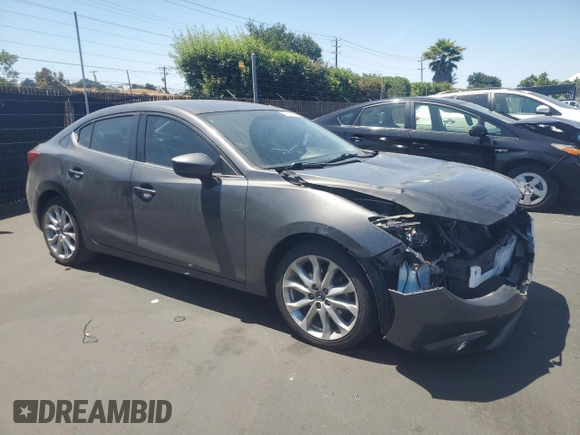 2014 Mazda 3 S Touring with VIN JM1BM1V39E1145478, listed as a Copart auction lot 57860645 with 55,322 mi miles and Salvage title. Bid and sale history available at DreamBid. Image 4.