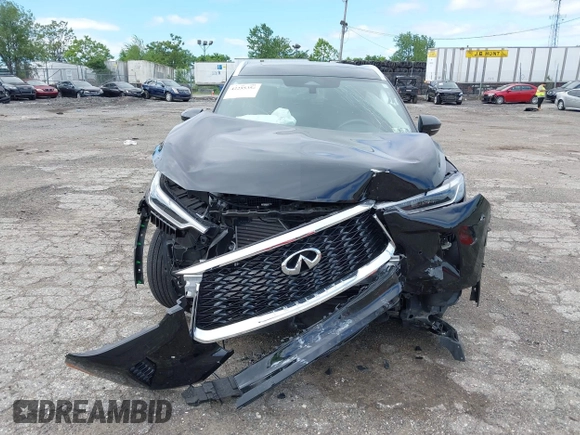 2024 Infiniti QX60 Luxe with VIN 5N1DL1FS1RC335847, listed as a IAAI auction lot 42255354 with 12,219 mi miles and . Bid and sale history available at DreamBid. Image 13.