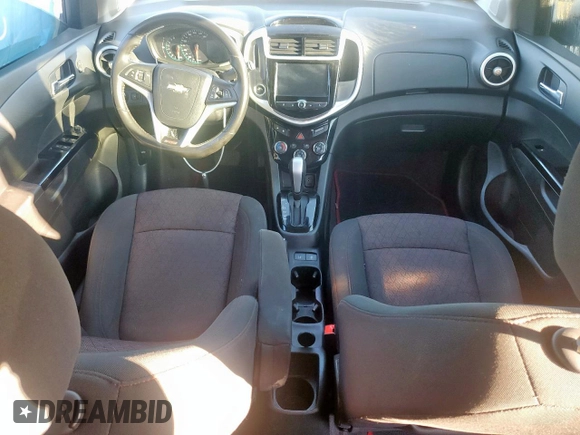 2017 Chevrolet Sonic LT with VIN 1G1JD6SH9H4139426, listed as a Copart auction lot 45705255 with 89,501 mi miles and Salvage Title. Bid and sale history available at carsss.com. Image 8.
