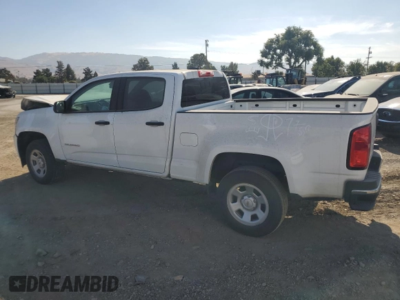 2021 Chevrolet Colorado 2WD Work Truck with VIN 1GCGSBEN5M1265182, listed as a Copart auction lot 61145945 with 91,245 mi miles and Salvage title. Bid and sale history available at DreamBid. Image 2.