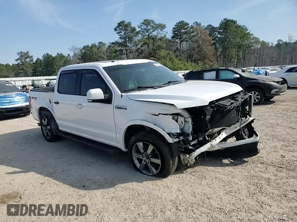 2017 Ford F-150 XL with VIN 1FTEW1EF1HFA28020, listed as a Copart auction lot 43564105 with 55,446 mi miles and Salvage title. Bid and sale history available at DreamBid. Image 10.