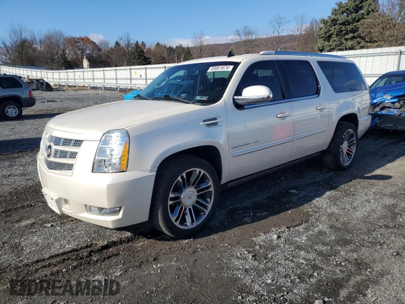 2012 Cadillac Escalade ESV Premium z VIN 1GYS4JEF6CR316609, wystawiony jako Copart lot #83081874 z przebiegiem 150 368 mil mil oraz Szkody całkowita. Historia ofert i sprzedaży dostępna na DreamBid. Obrazek 1.