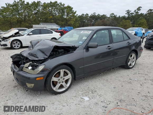 2004 Lexus IS 300/350 with VIN JTHBD192440087977, listed as a Copart auction lot 85547244 with 159,732 mi miles and Salvage Title. Bid and sale history available at carsss.com. Image 1.