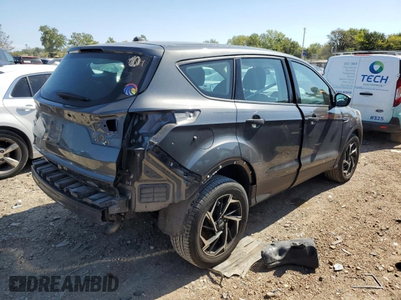 2017 Ford Escape S with VIN 1FMCU0F79HUE54348, listed as a Copart auction lot 69583053 with 95,131 mi miles and Salvage Title. Bid and sale history available at carsss.com. Image 3.