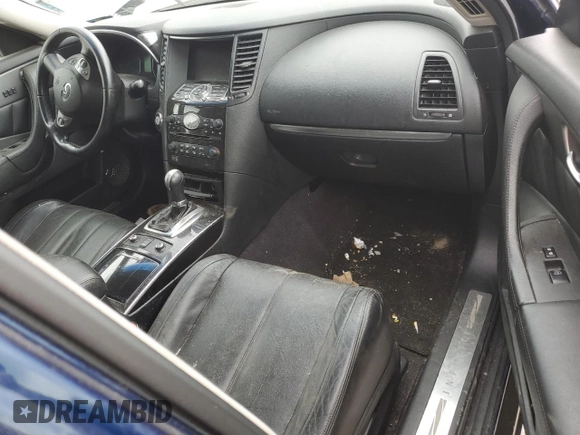 2013 Infiniti FX with VIN JN8CS1MW3DM174322, listed as a Copart auction lot 54331155 with Not provided miles and Salvage title. Bid and sale history available at DreamBid. Image 8.