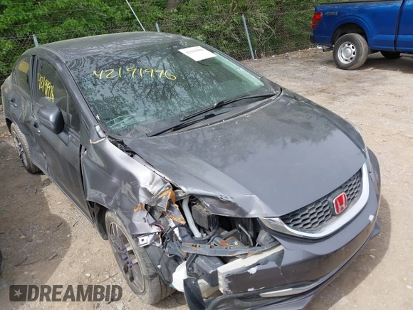 2015 Honda Civic LX with VIN 19XFB2F54FE114926, listed as a IAAI auction lot 42191996 with 131,067 mi miles and . Bid and sale history available at DreamBid. Image 6.