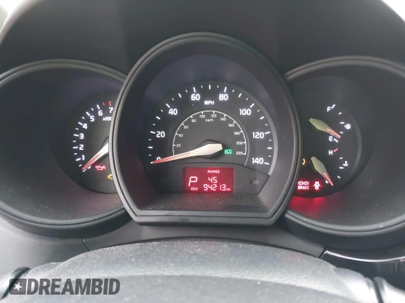 2017 Kia Rio EX with VIN KNADN4A30H6007202, listed as a IAAI auction lot 41621965 with 94,213 mi miles. Bid and sale history available at carsss.com. Image 7.
