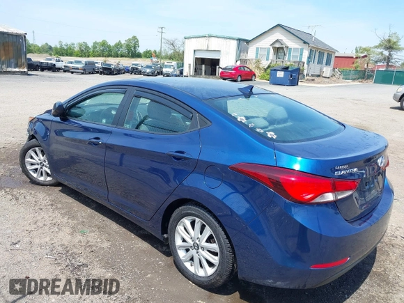 2015 Hyundai Elantra SE z VIN 5NPDH4AE7FH642092, wystawiony jako IAAI lot #42146729 z przebiegiem 119 279 mil mil oraz . Historia ofert i sprzedaży dostępna na DreamBid. Obrazek 3.