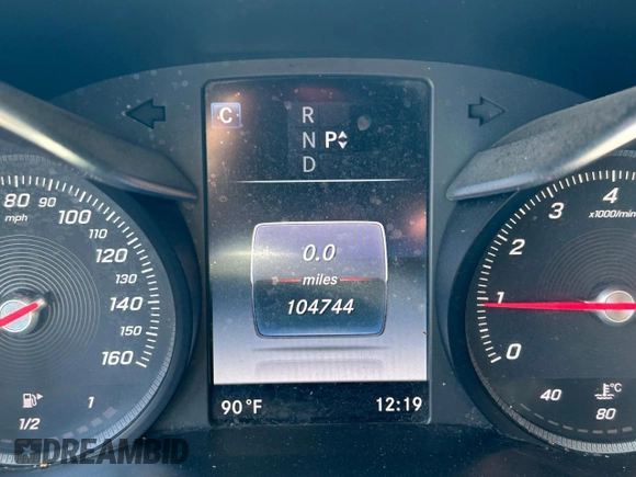 2016 Mercedes-Benz C 300 with VIN 55SWF4JB2GU164487, listed as a Copart auction lot 64317975 with 104,744 mi miles and Clean title. Bid and sale history available at DreamBid. Image 8.