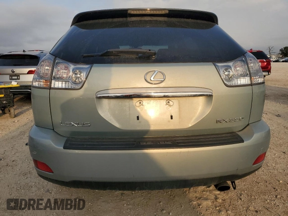 2006 Lexus RX 330 with VIN 2T2GA31U76C050340, listed as a Copart auction lot 45419195 with 121,089 mi miles and Salvage Title. Bid and sale history available at DreamBid. Image 6.