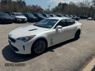 2018 Kia Stinger with VIN KNAE15LA7J6031245, listed as a Copart auction lot 55879285 with 144,020 mi miles and Clean Title. Bid and sale history available at carsss.com. Image 2.