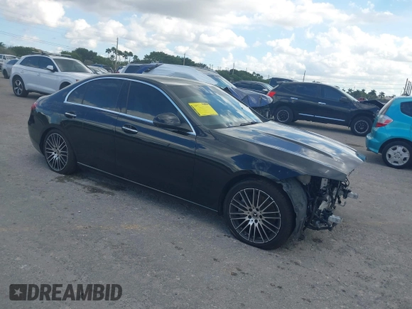 2022 Mercedes-Benz C 300 with VIN W1KAF4HB3NR042509, listed as a IAAI auction lot 41545611 with 24,121 mi miles and . Bid and sale history available at DreamBid. Image 1.