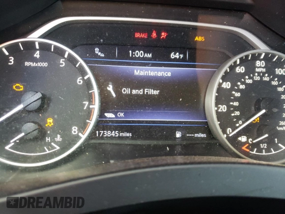 2018 Nissan Murano SV z VIN 5N1AZ2MG0JN105828, wystawiony jako Copart lot #52940955 z przebiegiem 173 845 mil mil oraz Szkoda całkowita • Salvage title. Historia ofert i sprzedaży dostępna na DreamBid. Obrazek 9.