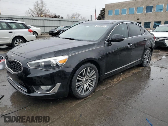2015 Kia Cadenza Premium with VIN KNALN4D78F5168684, listed as a Copart auction lot 45050375 with 94,883 mi miles and Salvage Title. Bid and sale history available at carsss.com. Image 1.