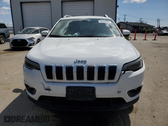 2019 Jeep Cherokee Latitude with VIN 1C4PJMCX2KD315664, listed as a Copart auction lot 53989585 with 63,285 mi miles and Salvage title. Bid and sale history available at DreamBid. Image 5.