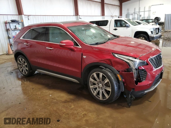 2019 Cadillac XT4 AWD Premium Luxury with VIN 1GYFZDR4XKF103773, listed as a Copart auction lot 47751935 with 98,705 mi miles and Salvage title. Bid and sale history available at DreamBid. Image 4.