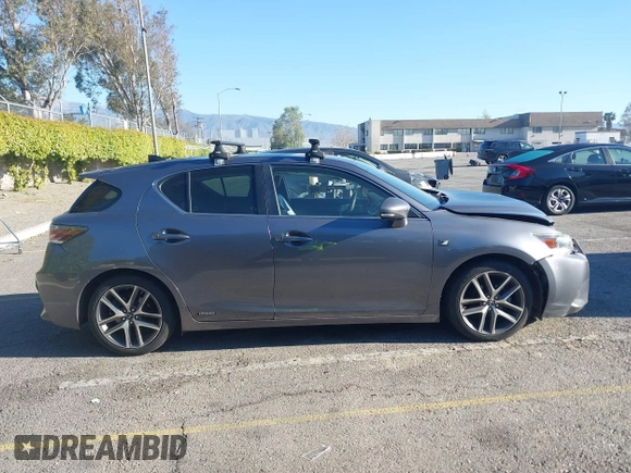 2016 Lexus CT 200h with VIN JTHKD5BH4G2258564, listed as a IAAI auction lot 41858667 with 94,537 mi miles and . Bid and sale history available at carsss.com. Image 13.