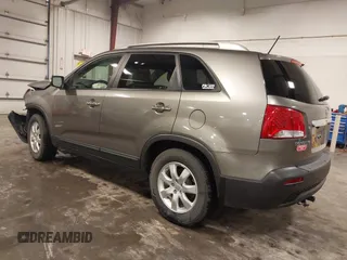 2013 Kia Sorento LX with VIN 5XYKT3A66DG381650, listed as a IAAI auction lot 42400630 with 182,333 mi miles and . Bid and sale history available at DreamBid. Image 3.