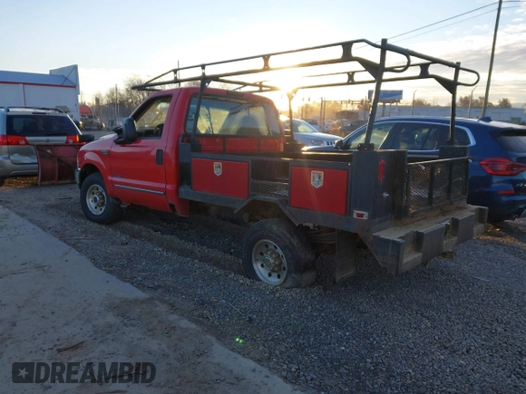 2000 Ford Super Duty F-250 XL with VIN 1FTNF21F4YED71549, listed as a IAAI auction lot 40983462 with 1 mi miles. Bid and sale history available at carsss.com. Image 3.