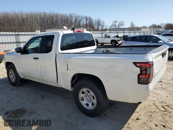 2024 Nissan Frontier S with VIN 1N6ED1CL4RN654812, listed as a Copart auction lot 48119115 with 9,110 mi miles and Salvage Title. Bid and sale history available at DreamBid. Image 2.
