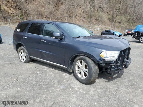 2013 Dodge Durango Crew with VIN 1C4RDJDG5DC686694, listed as a Copart auction lot 52766305 with 152,271 mi miles and Salvage Title. Bid and sale history available at carsss.com. Image 4.
