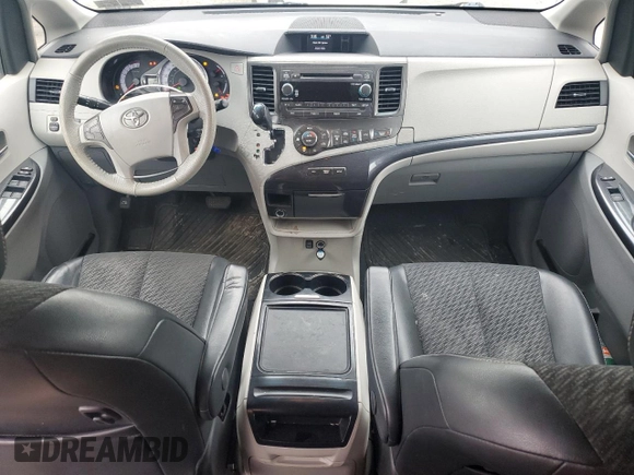 2012 Toyota Sienna SE with VIN 5TDXK3DC6CS185557, listed as a Copart auction lot 53316495 with 131,898 mi miles and Salvage Title. Bid and sale history available at carsss.com. Image 8.