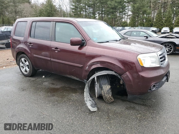 2015 Honda Pilot EX-L with VIN 5FNYF4H57FB059579, listed as a Copart auction lot 47687825 with 133,194 mi miles and Salvage Title. Bid and sale history available at carsss.com. Image 4.