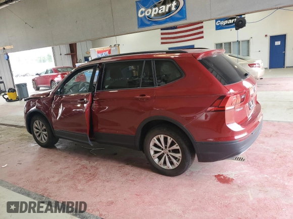 2019 Volkswagen Tiguan S with VIN 3VV0B7AX7KM135573, listed as a Copart auction lot 60122025 with 32,089 mi miles and Salvage title. Bid and sale history available at DreamBid. Image 2.
