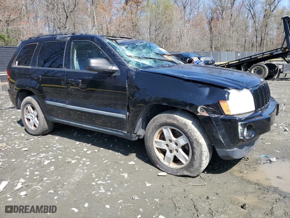 2007 Jeep Grand Cherokee Laredo with VIN 1J8HR48P87C570895, listed as a Copart auction lot 49282425 with 116,444 mi miles and Clean Title. Bid and sale history available at carsss.com. Image 4.