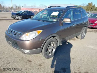 2012 Hyundai Veracruz Limited with VIN KM8NU4CC6CU185588, listed as a IAAI auction lot 41455986 with 175,675 mi miles. Bid and sale history available at carsss.com. Image 2.