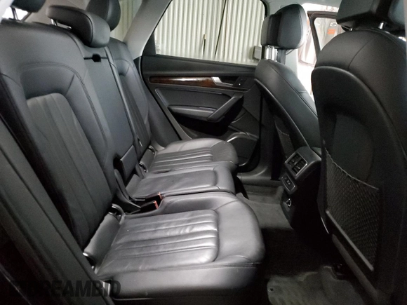 2018 Audi Q5 Premium with VIN WA1ANAFY7J2137977, listed as a Copart auction lot 51082075 with 127,944 mi miles and Salvage Title. Bid and sale history available at carsss.com. Image 12.