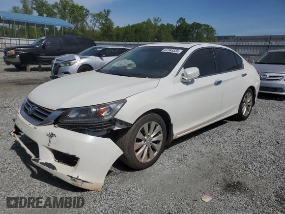 2015 Honda Accord EX-L с VIN 1HGCR2F8XFA019414, выставлен на аукционе Copart как лот 52348535 с пробегом 123 795 миль миль и Списание • Salvage title. История ставок и продаж доступна на DreamBid. Изображение 1.