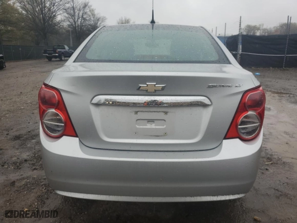 2014 Chevrolet Sonic LT with VIN 1G1JC5SH2E4211687, listed as a Copart auction lot 52481945 with 81,282 mi miles and Salvage Title. Bid and sale history available at carsss.com. Image 6.